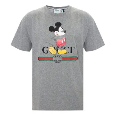 Gucci X Disney Crossover Short Sleeve Unisex Gray