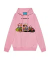 Gucci X Disney Donald Duck Logo Hoodie In Pink