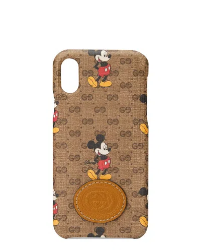 Gucci X Disney Iphone X/xs Case Cover In Beige