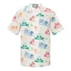 Gucci X Disney Mickey And Minnie Camp Collar Shirt 'white'