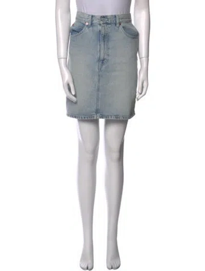 Pre-owned Gucci X Disney Mini Skirt In Blue