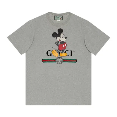 Pre-owned Gucci X Disney Oversize T-shirt 'grey'