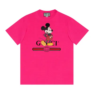Pre-owned Gucci X Disney Oversize T-shirt 'pink'