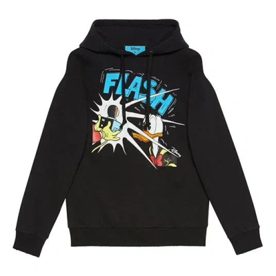 Gucci X Disney Pattern Printed Long Sleeve Sweater For Men Black