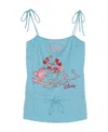 Gucci X Disney Print Tank Top In Blue