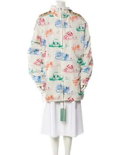 Pre-owned Gucci X Disney Printed Parka W/ Tags In White