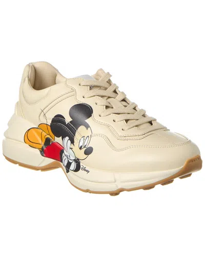 Gucci X Disney Rhyton Sneaker In White