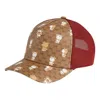 Gucci X Doraemon Baseball Hat 'cherry Monogram' In Brown