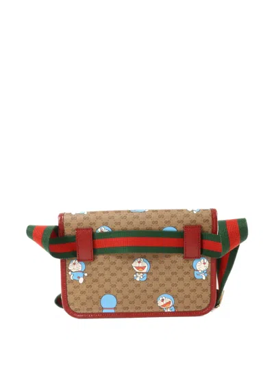 Pre-owned Gucci X Doraemon Belt Bag In Neutral
