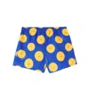 Gucci X Euan Roberts Baby Printed Cotton Shorts In Blue