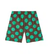 Gucci X Euan Roberts Cotton Bermuda Shorts In Brown