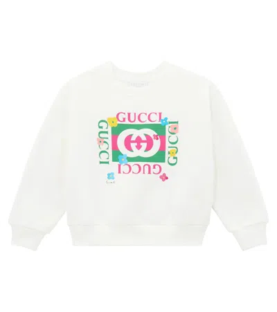 GUCCI X EUAN ROBERTS COTTON FLEECE SWEATSHIRT