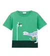 Gucci Cotton T-shirt With Print In Green