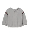 Gucci X Euan Roberts Web-stripe Sweatshirt In Gray