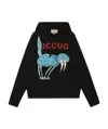 Gucci X Freya Hartas Iccug-print Hoodie In Black