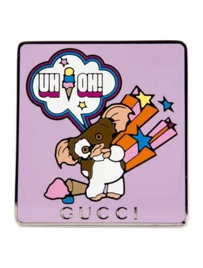 Pre-owned Gucci X Gremlins Enamel Brooch Pin