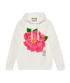 Gucci X Ken Scott Floral-print Hoodie In White