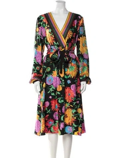 Pre-owned Gucci X Ken Scott Midi Length Dress In Multi