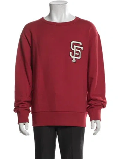 Pre-owned Gucci X Mlb Sylvie Web Accent 'sf' Sweatshirt In Red