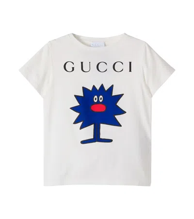 Gucci X Mr. Men Little Miss Cotton Jersey T-shirt In White