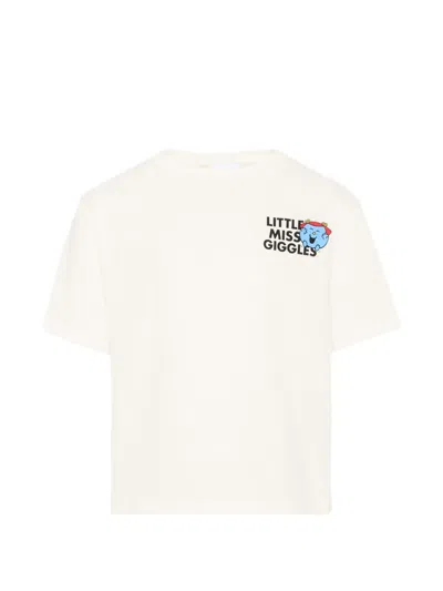 Gucci Kids' X Mr. Men Little Miss Graphic-print Cotton T-shirt In White