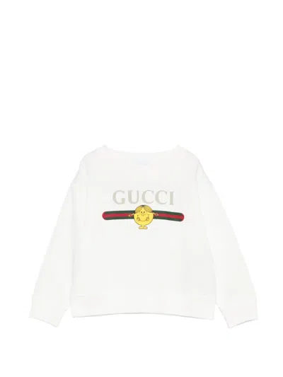 Gucci X Mr. Men Little Miss Logo-print Sweatshirt In Neutral