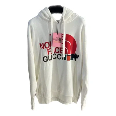 Pre-owned Gucci X North Face Hoodie In All Sizes In White