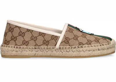 Pre-owned Gucci X Pikarar Appliqu Gg Sneakers (women's) Sneakers In Beige In Sand