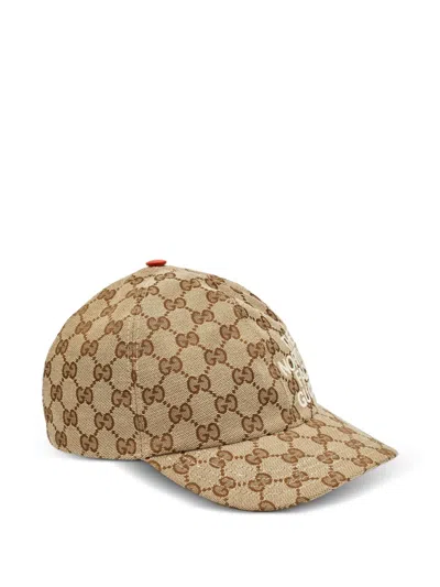 Pre-owned Gucci X The North Face Cap In Neutral