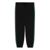 Gucci X The North Face Crossover Ss21 Webbing Printing Cotton Sports Pants/trousers/joggers Black