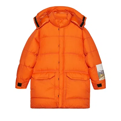 Pre-owned Gucci X The North Face Down Jacket 'orange' | Men's Size M