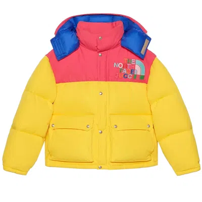 Pre-owned Gucci X The North Face Down Jacket 'yellow/multicolor' | Women's Size M