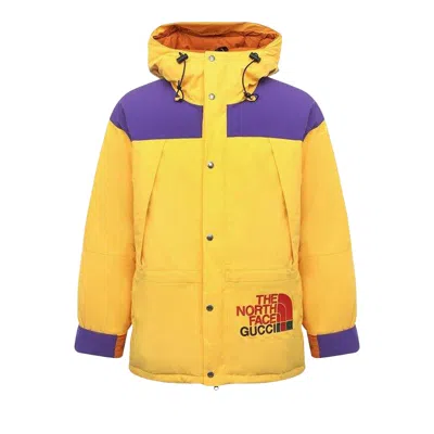 Pre-owned Gucci X The North Face Down Jacket 'yellow/purple' | Men's Size Xl