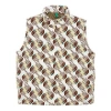 Gucci X The North Face Down Vest 'ivory Brown' In Neutral