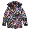 Gucci X The North Face Floral Print Down Jacket 'purple' In Multi