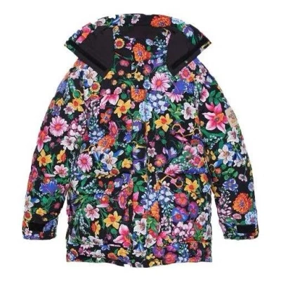 Gucci X The North Face Floral Print Down Jacket 'purple'