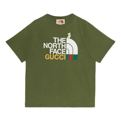 Gucci X The North Face Fw21 Logot 'dark Green'