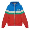 Gucci X The North Face Hooded Jacket 'multicolor' In Blue