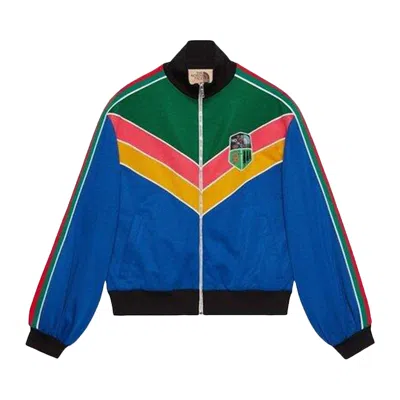 Pre-owned Gucci X The North Face Jacket 'blue/multicolor' | Men's Size Xl