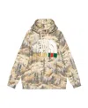 Gucci X The North Face Logo-print Cotton Hoodie In Nude
