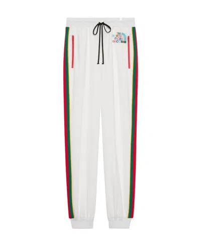 Gucci X The North Face Logo Sweatpants In Pink