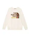 Gucci X The North Face Logo Sweatshirt In White