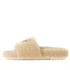 Gucci X The North Face Merino Wool Slides 'beige' In Neutral