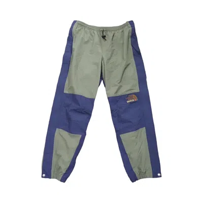 Pre-owned Gucci X The North Face Pant 'green/blue' | Men's Size L