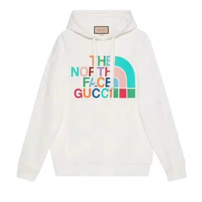 Pre-owned Gucci X The North Face Sweatshirt 'off White/multicolor' | Cream | Women's Size Xxl