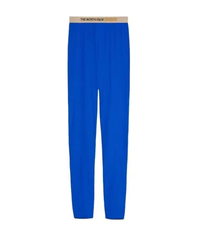 Gucci X The North Face Track Pants In Blue