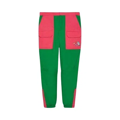 Pre-owned Gucci X The North Face Trousers 'green/pink' | Men's Size M