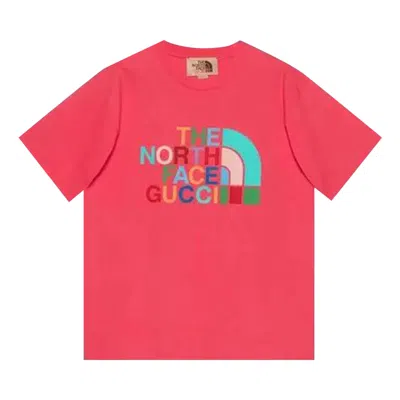 Pre-owned Gucci X The North Face T-shirt 'red' | Men's Size S