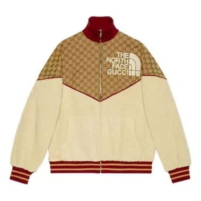 Gucci X The North Face Zip Jacket 'beige Ebony'