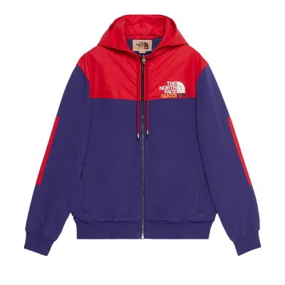 Pre-owned Gucci X The North Face Zip Jacket 'blue/red' | Men's Size Xxl